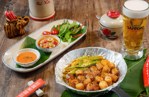  Lòng Bò Nướng Mắm Nhĩ 