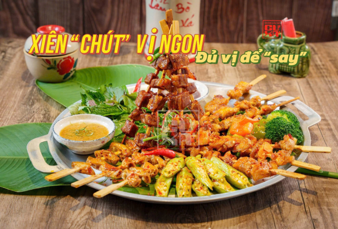  Combo Xiên Nướng Tứ Quý 