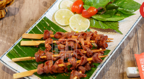  Xiên Lõi Lưỡi Bò Nướng Muối Ớt 
