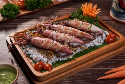  Mực Biển Nướng Muối Ớt 