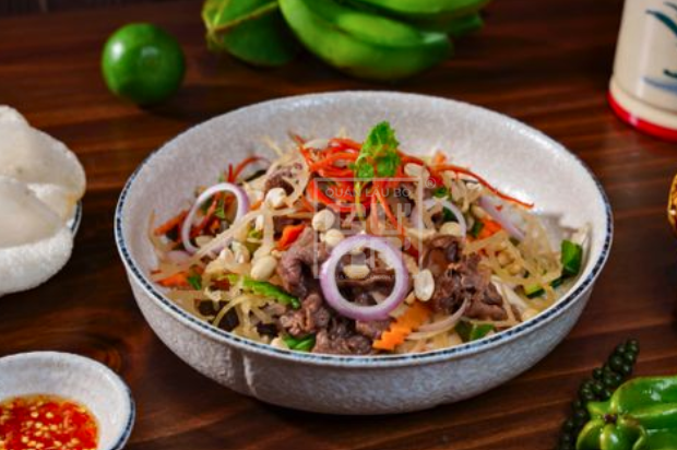  Gỏi Bắp Bò Rong Sụn Giòn 