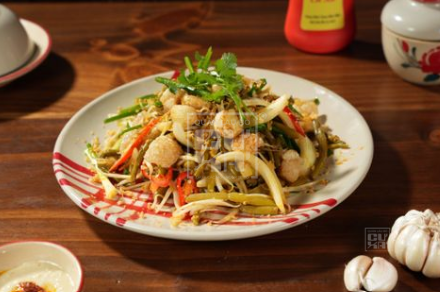  Rau Móp Xào Tỏi 