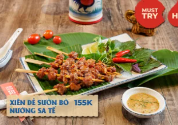  Xiên Dẻ Sườn Bò Nướng Sa Tế 