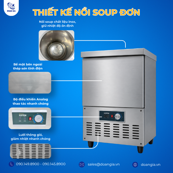 Tủ giữ lạnh soup đơn 36L, SWMJ-21R