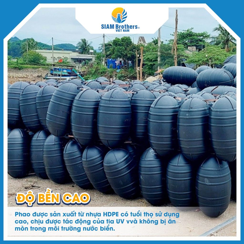 Phao HDPE Nuôi Hàu, Nuôi Nhuyễn Thể (ngao, tu hài...)