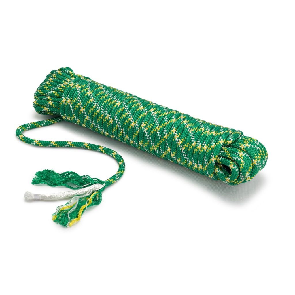 Dây Cường Lực Polyester 09.5MM L32 - Xanh Lá Line Trắng Vàng