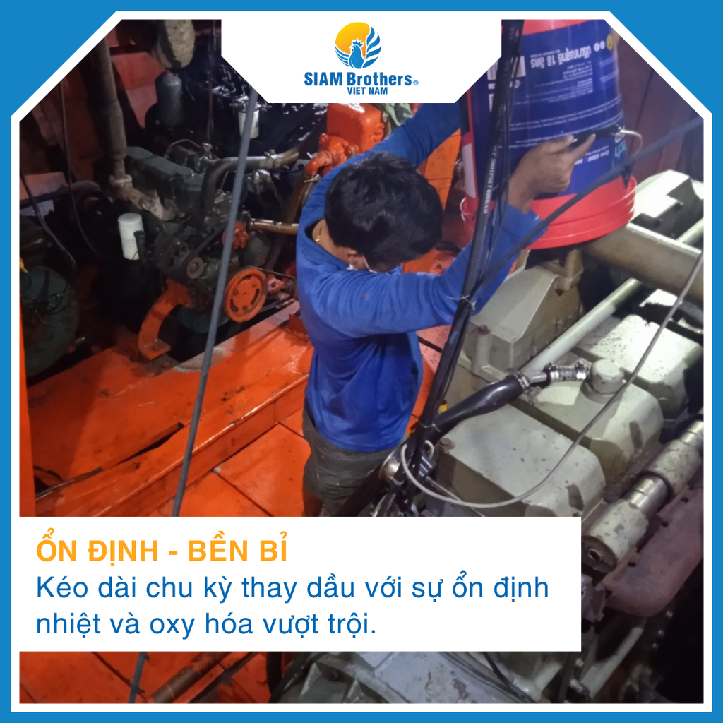 Dầu Nhớt PTT Seatech 6500 cho tàu cá