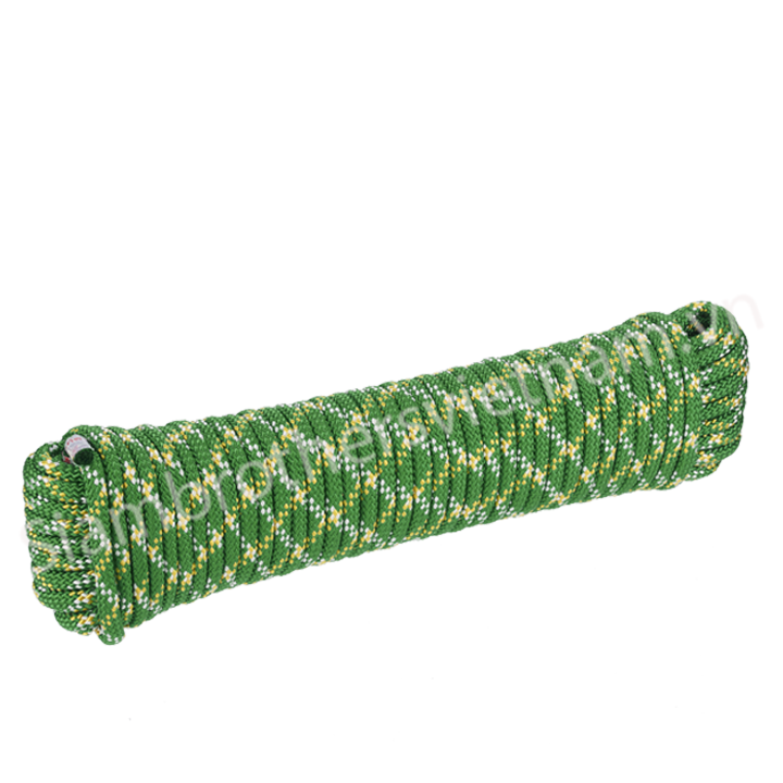 Dây Đa Dụng Polyester 09.5MM L32 - Xanh Lá Line Trắng Vàng