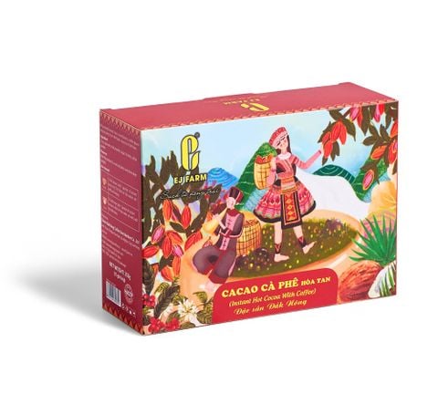 Cacao cà phê hòa tan tiện lợi EJ Farm 