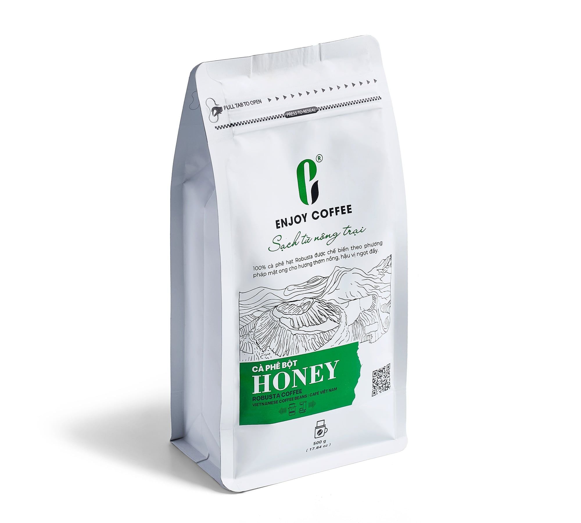 Cà phê nguyên chất Honey Enjoy Coffee 500g