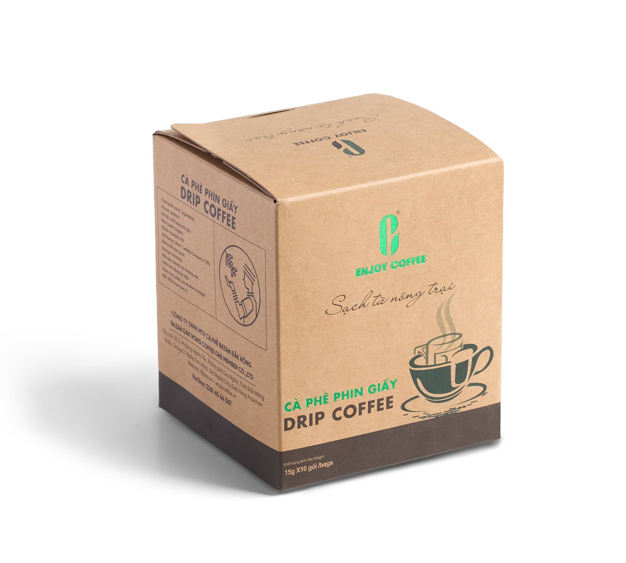 Cà phê Hộp phin giấy Enjoy Coffee