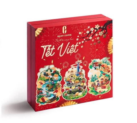  Hộp Quà Tết Enjoy Coffee - Tết Việt - Mã 835 