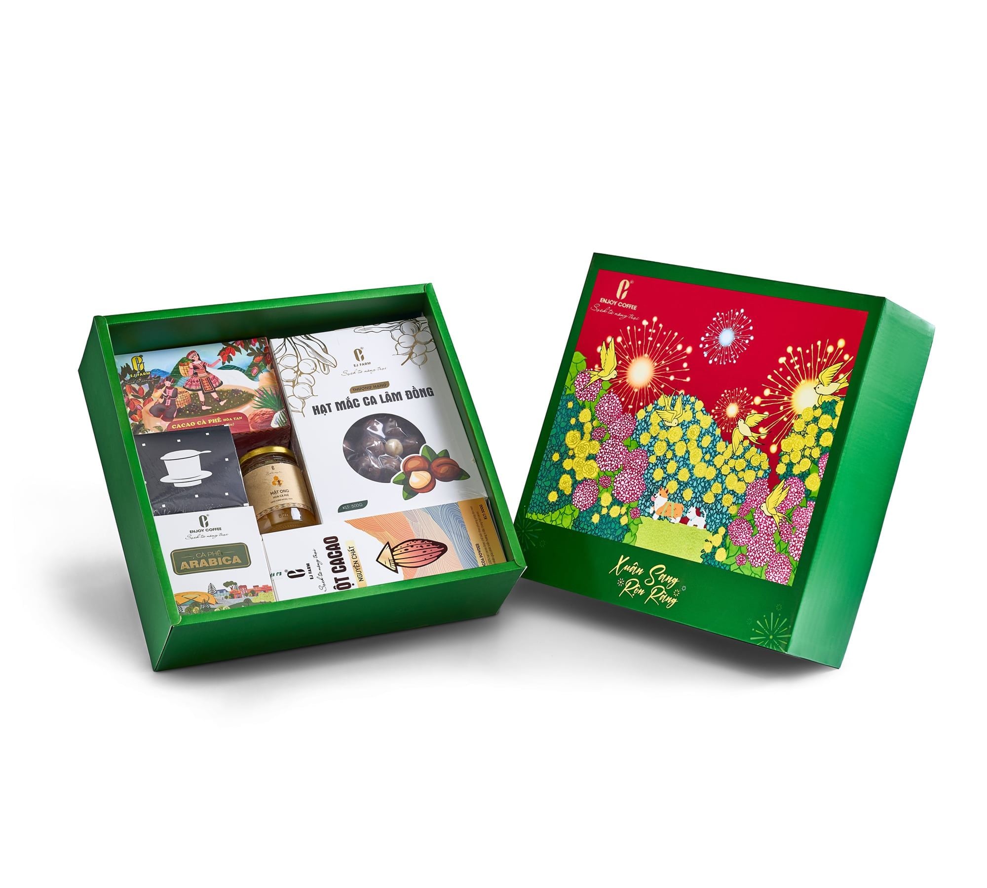 Hộp Quà Tết Enjoy Coffee - Tết Việt - Mã 890