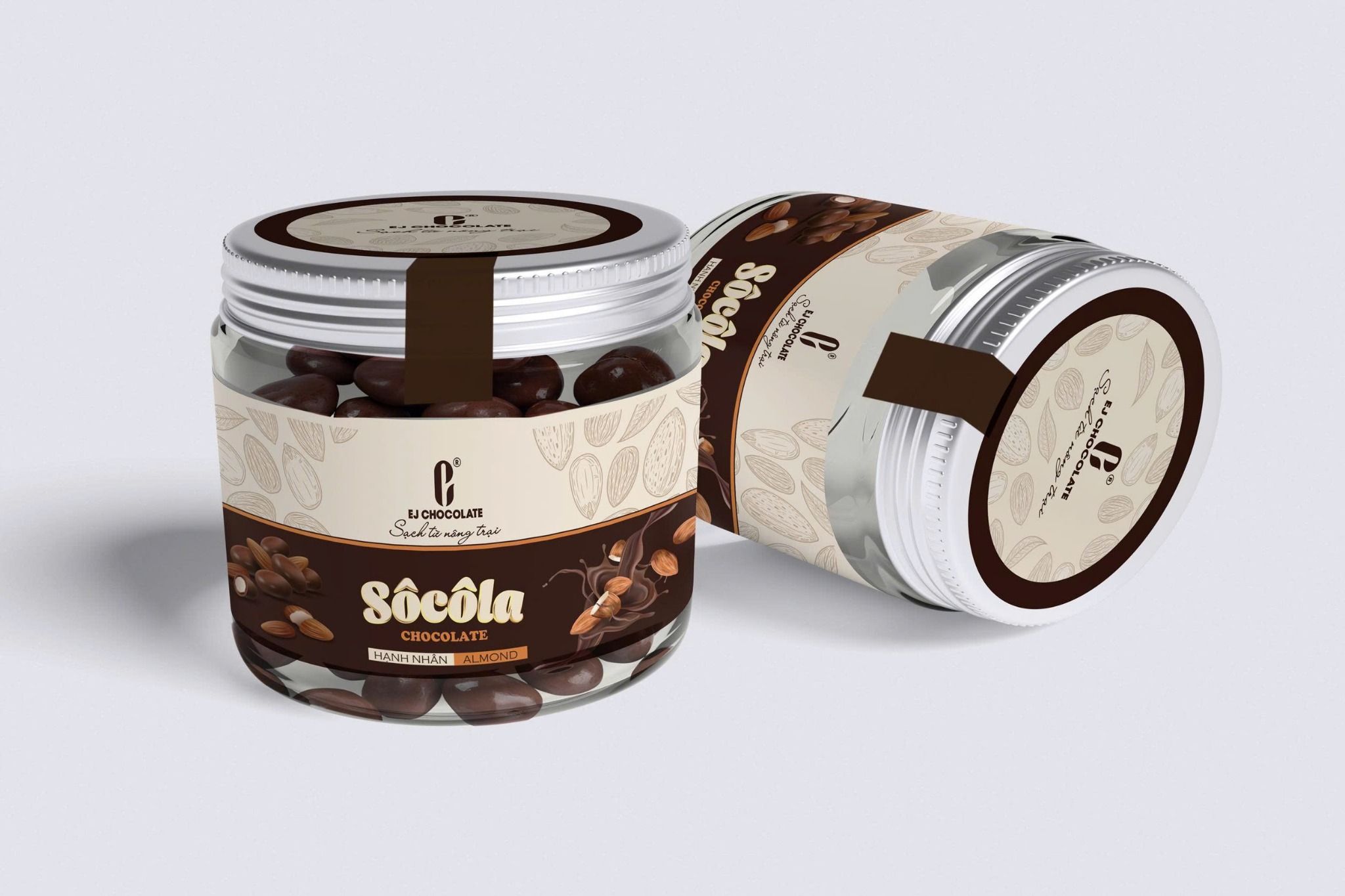 Socola hạnh nhân EJ Farm (Enjoy Chocolate)