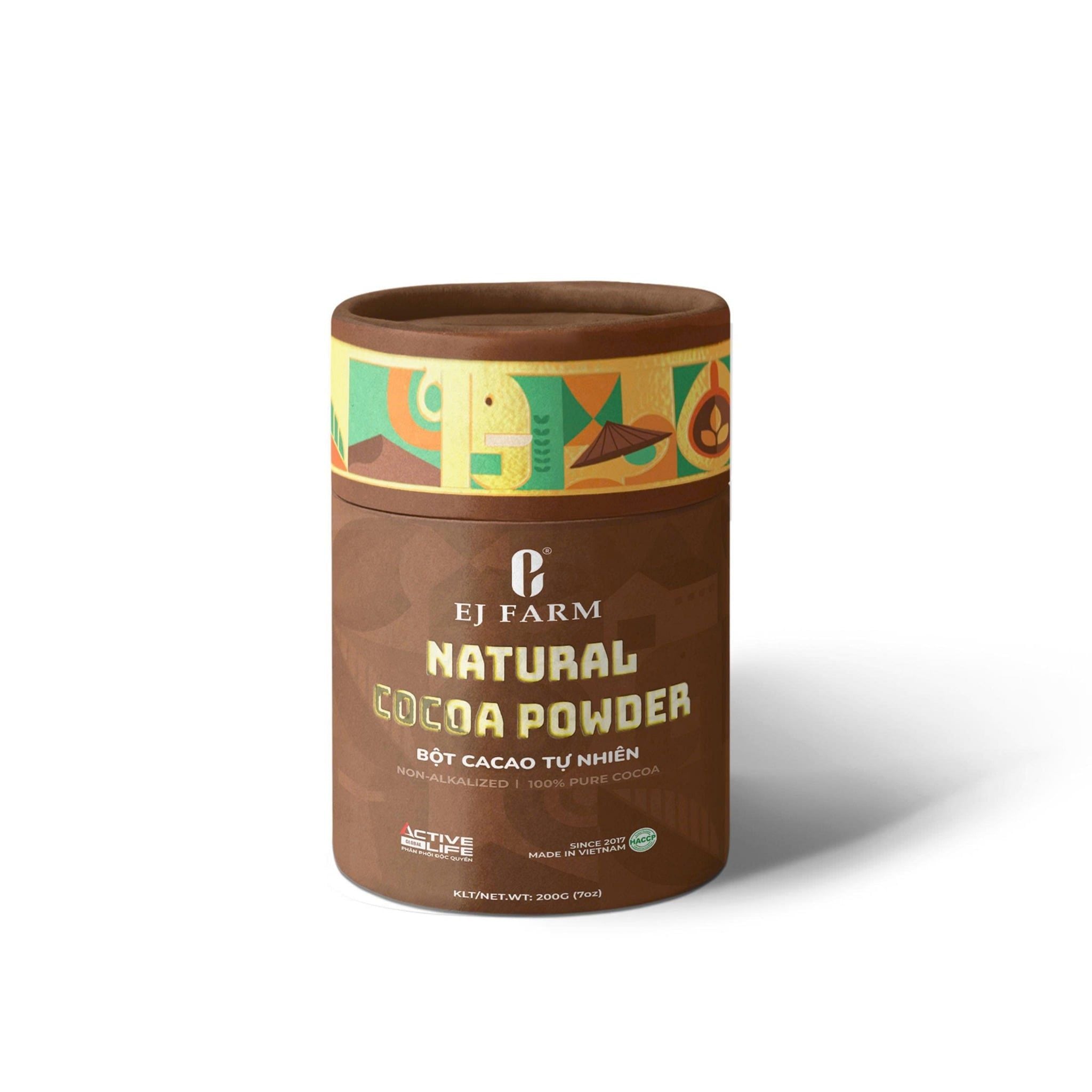 Bột cacao tự nhiên- Natural cocoa powder EJ FARM 200g