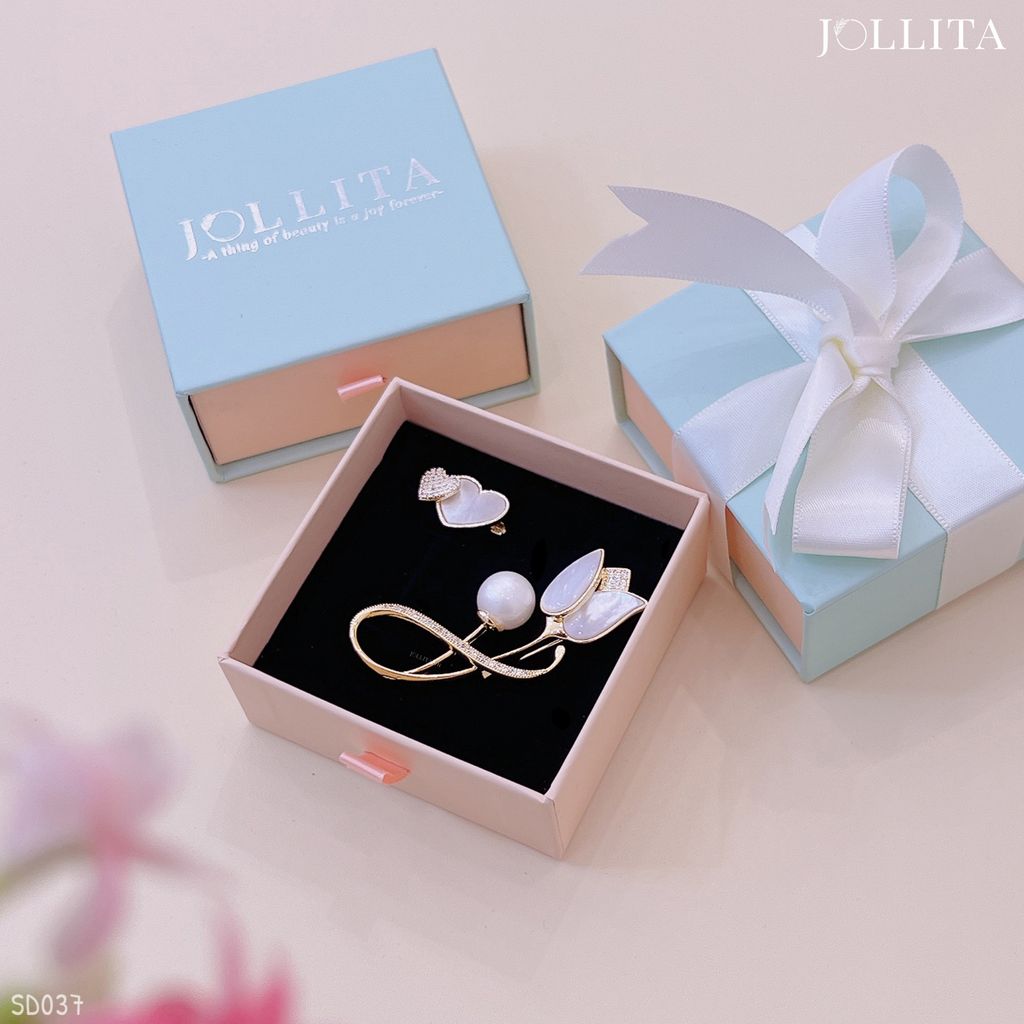  Set quà tặng 20/11 cài áo cao cấp sang trọng SD037 