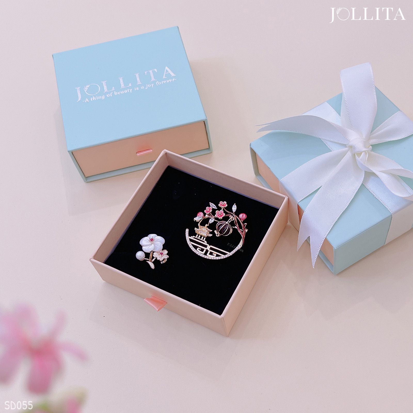  Set quà tặng 20/11 cài áo cao cấp sang trọng SD055 