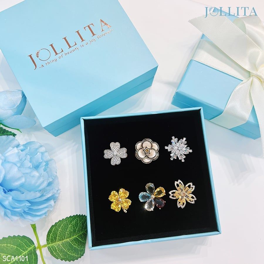  Set quà tặng 20/11 cài áo hoa khoe sắc thanh lịch 