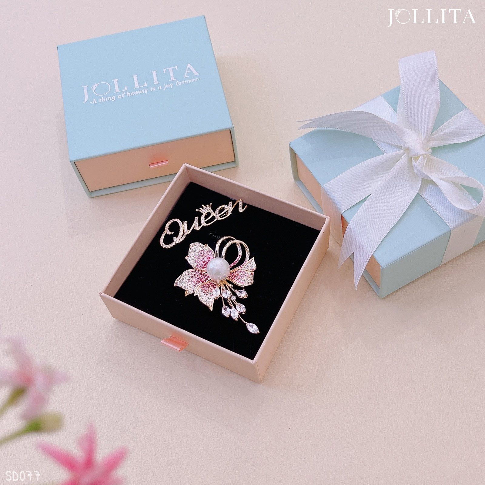  Set quà tặng 20/11 cài áo cao cấp sang trọng SD077 