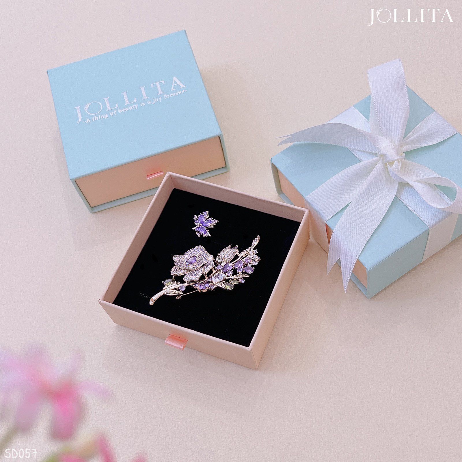  Set quà tặng 20/11 cài áo cao cấp sang trọng SD057 