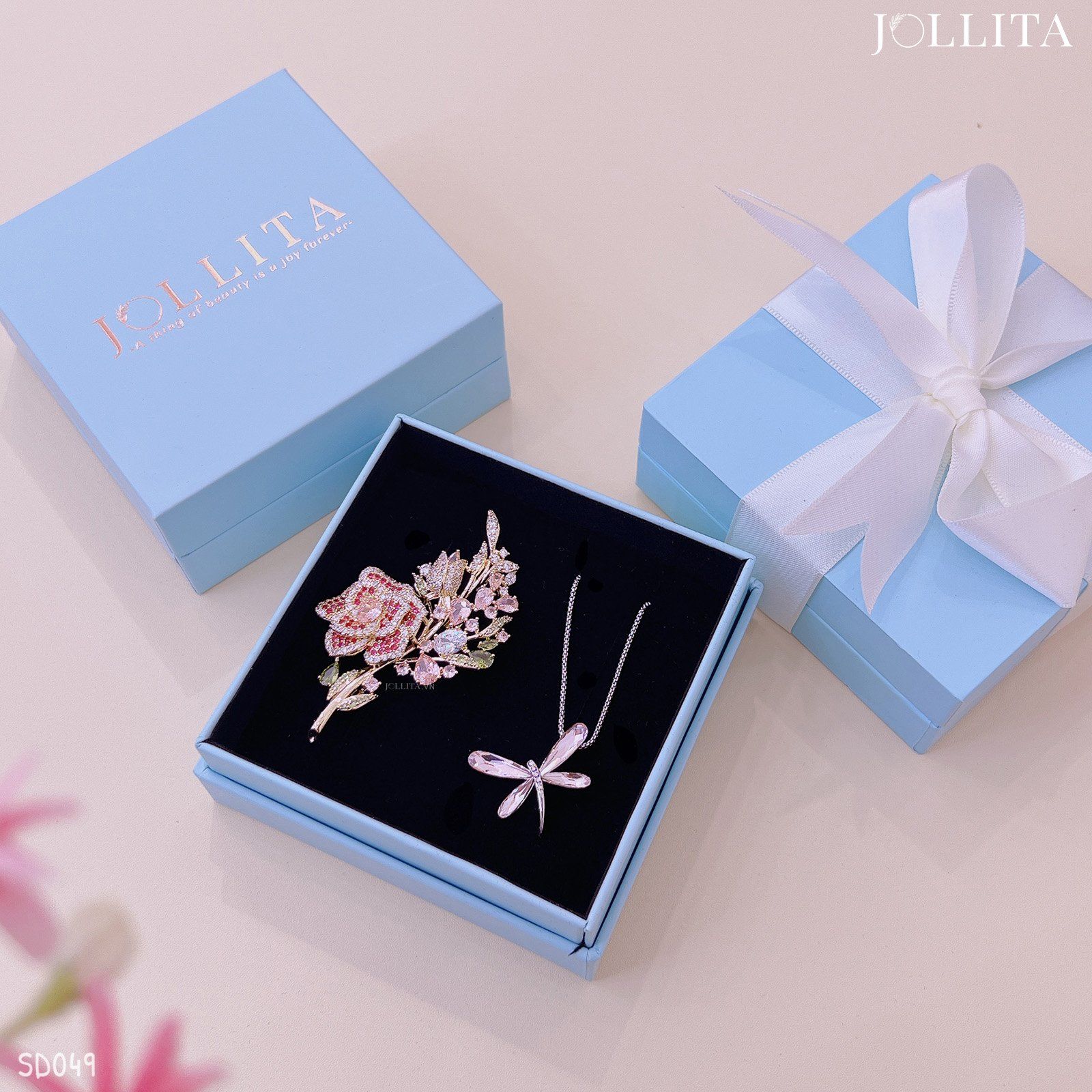  Set quà tặng 20/11 cài áo Dây chuyền cao cấp sang trọng - 049 