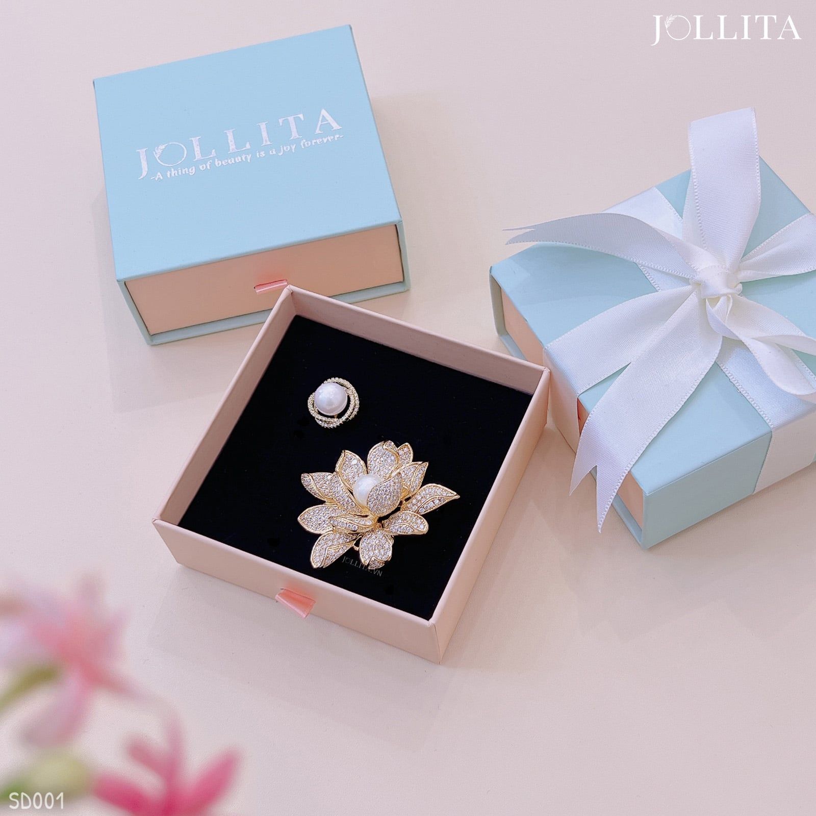  Set quà tặng 20/11 cài áo cao cấp sang trọng SD001 