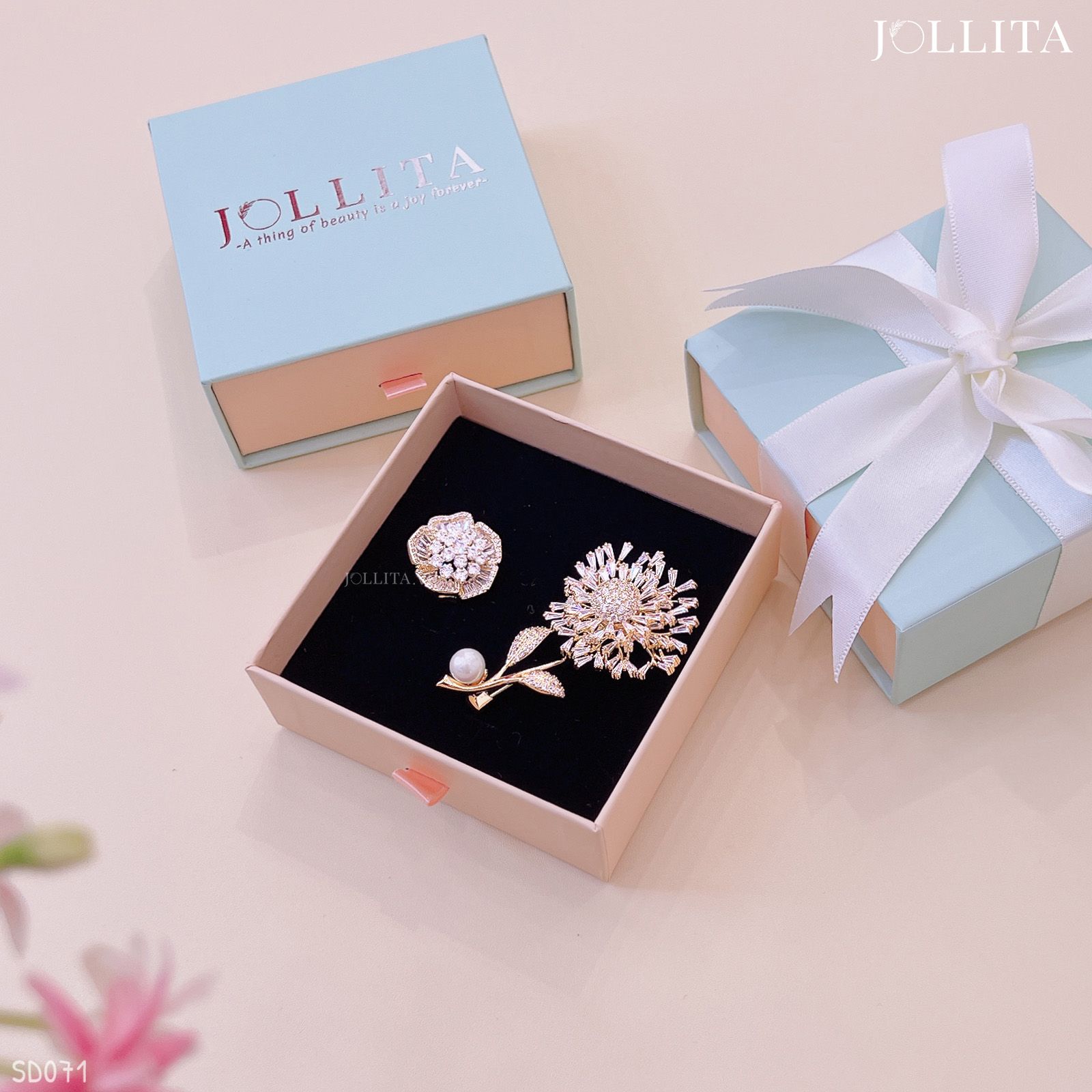  Set quà tặng 20/11 cài áo cao cấp sang trọng SD071 