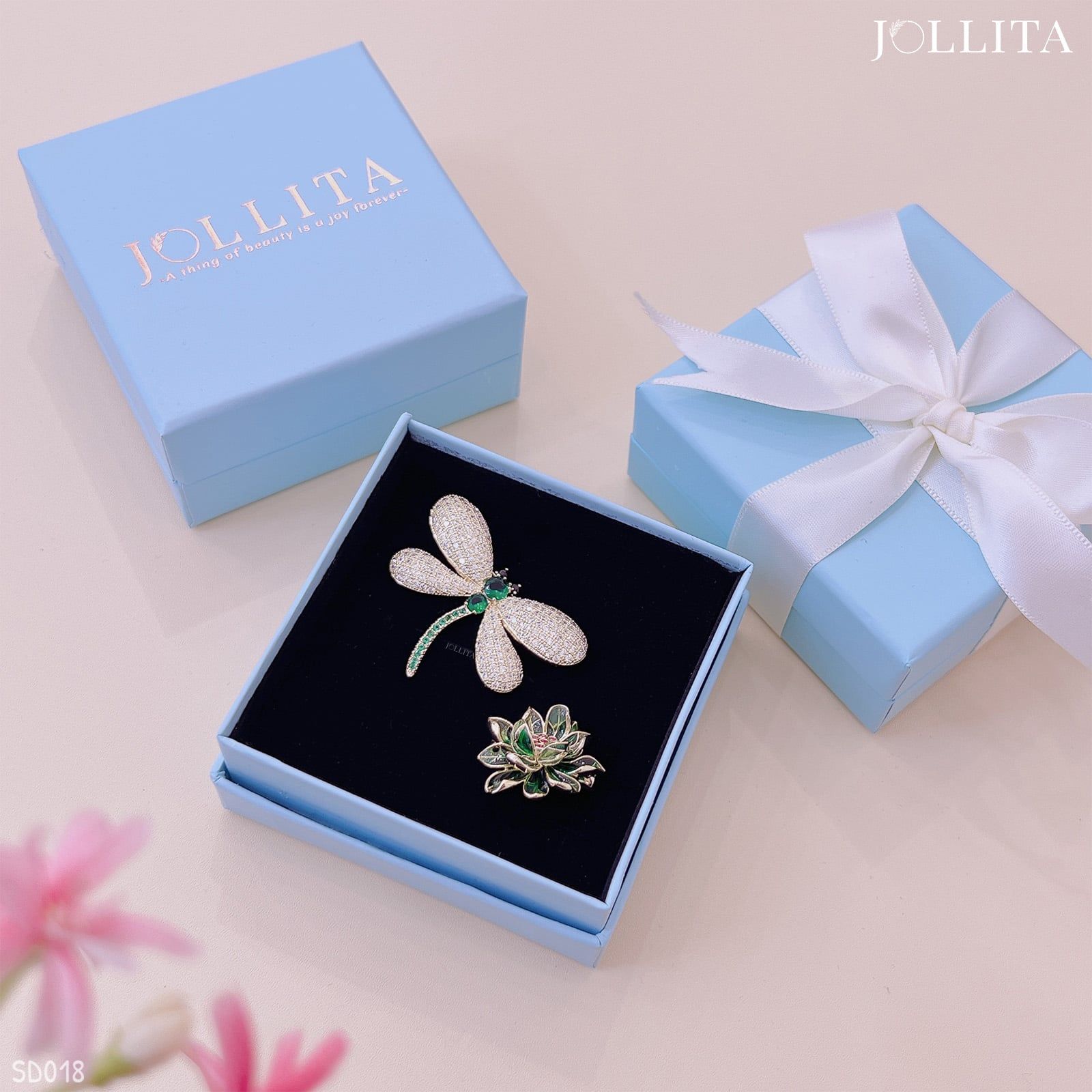  Set quà tặng 20/11 cài áo cao cấp sang trọng SD018 