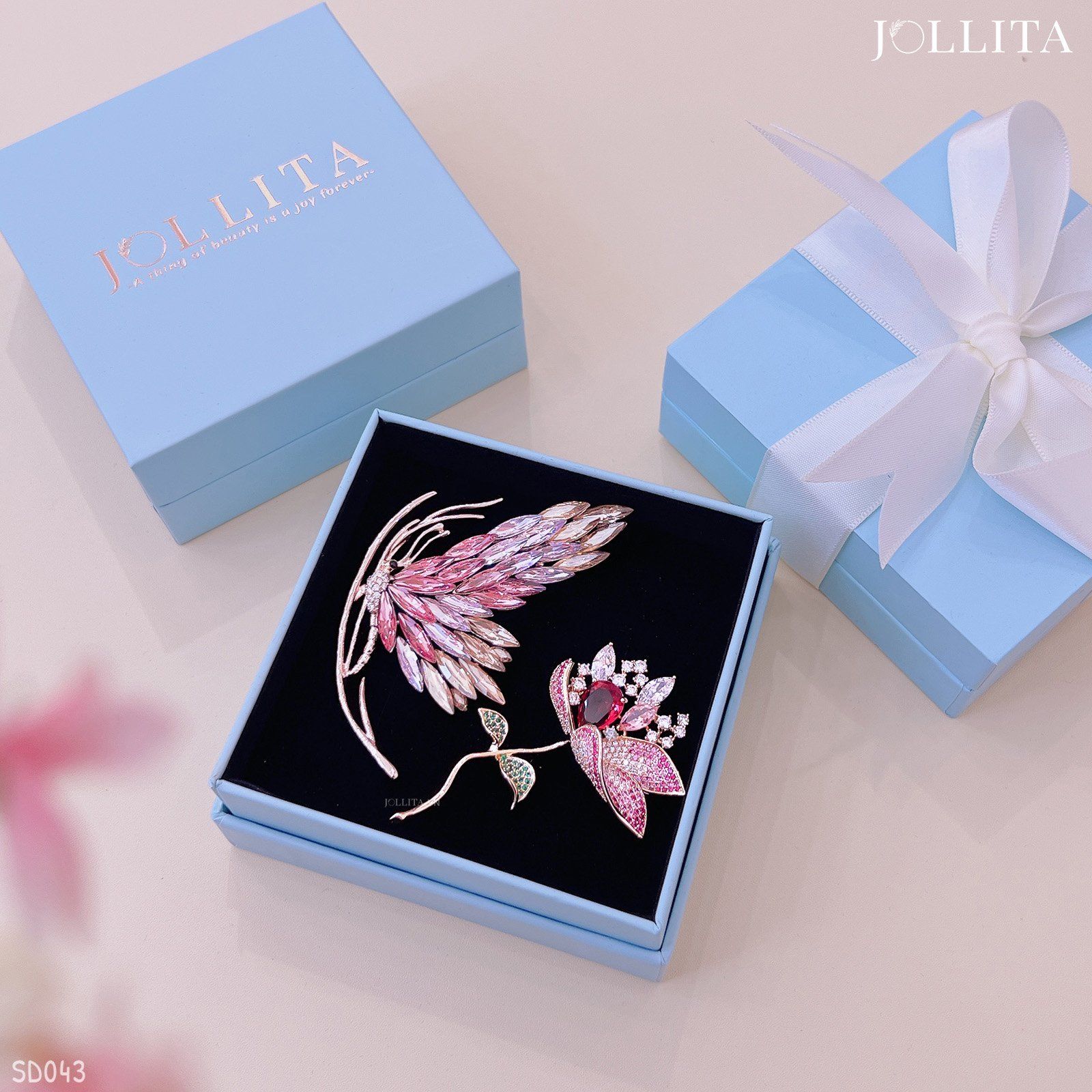  Set quà tặng 20/11 cài áo cao cấp sang trọng SD043 