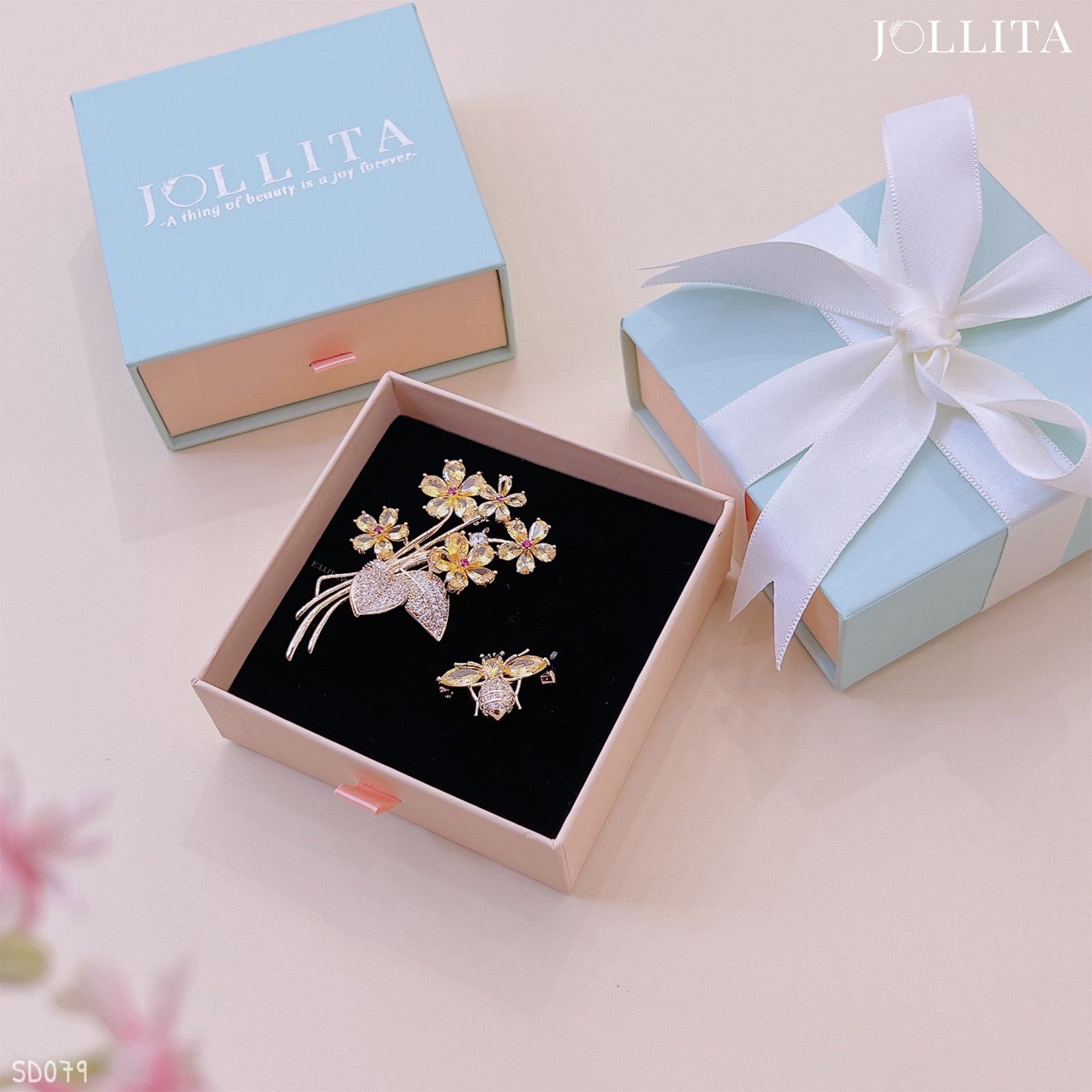  Set quà tặng 20/11 cài áo cao cấp sang trọng SD079 