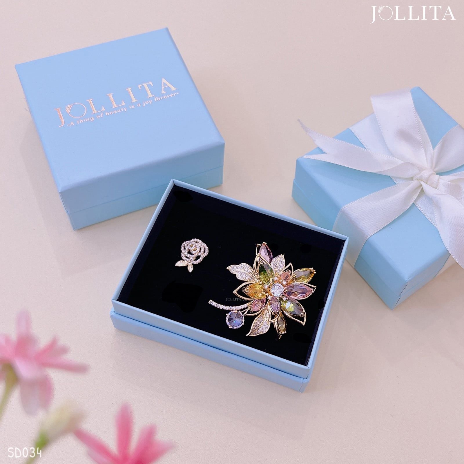  Set quà tặng 20/11 cài áo cao cấp sang trọng SD034 