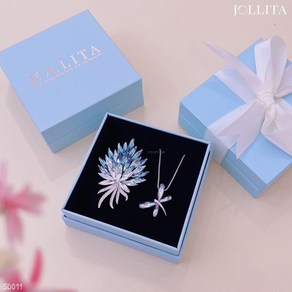  Set quà tặng 20/11 cài áo Dây chuyền cao cấp sang trọng - 011 