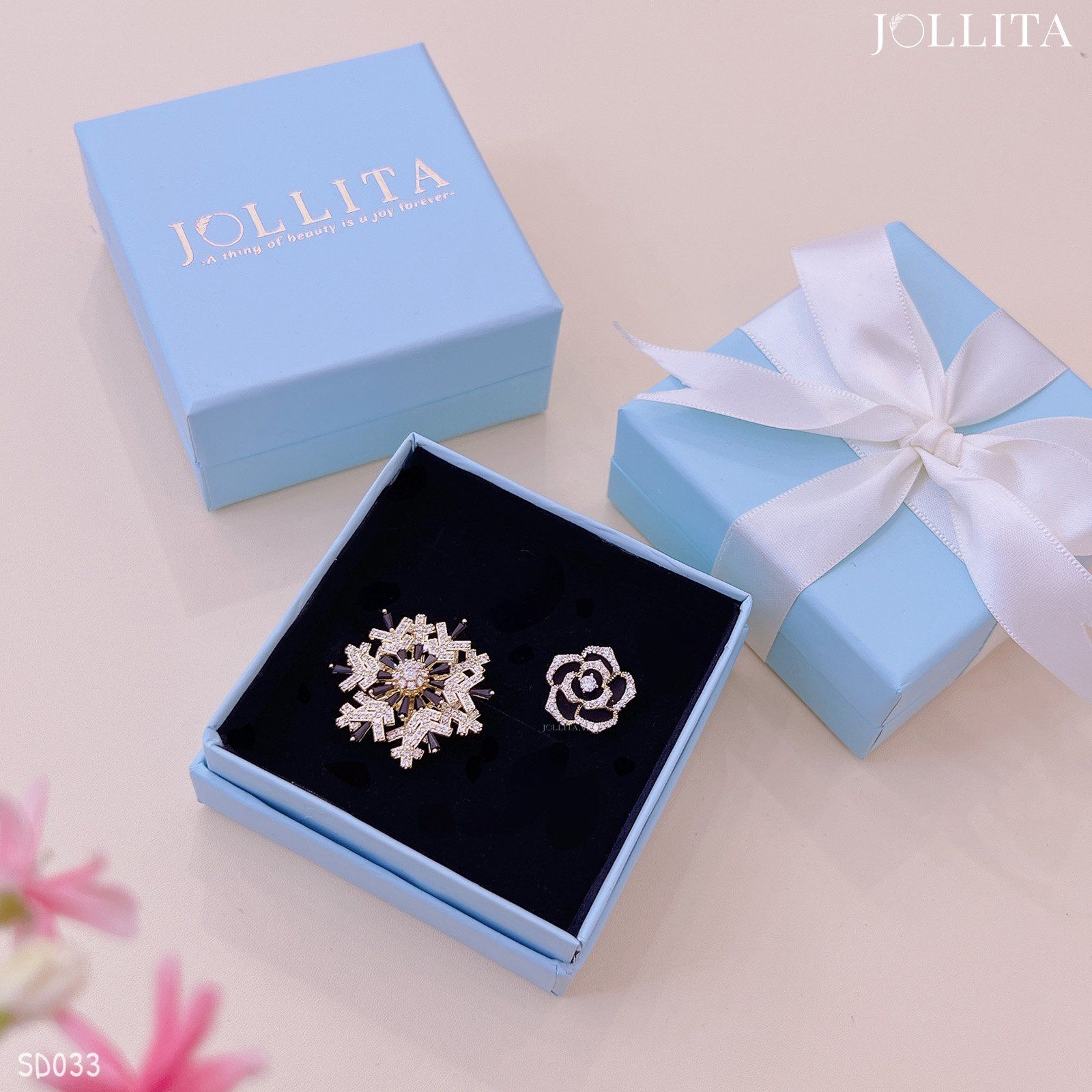  Set quà tặng 20/11 cài áo cao cấp sang trọng SD033 