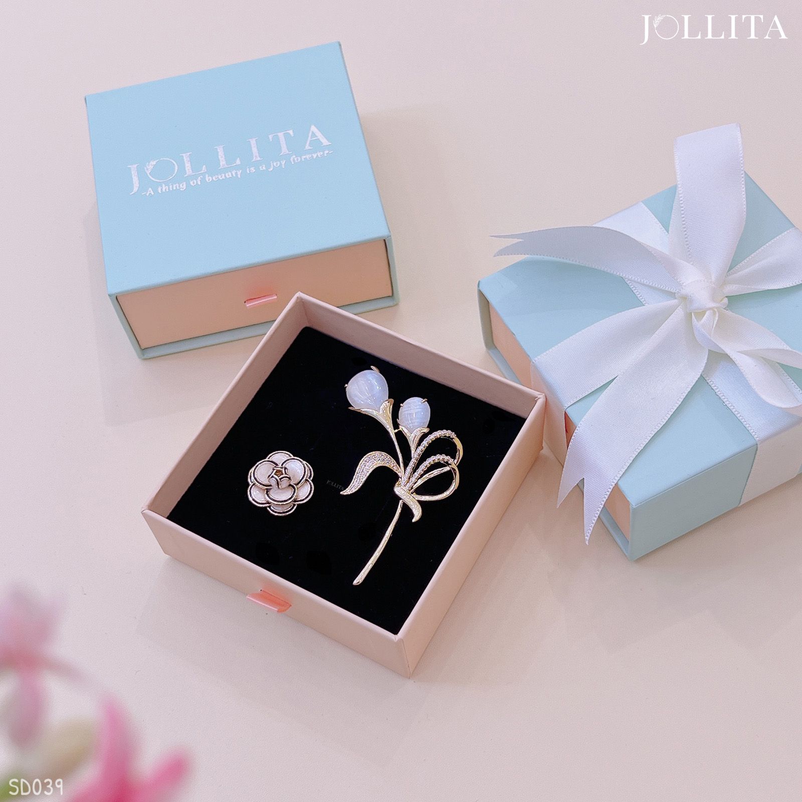  Set quà tặng 20/11 cài áo cao cấp sang trọng SD039 