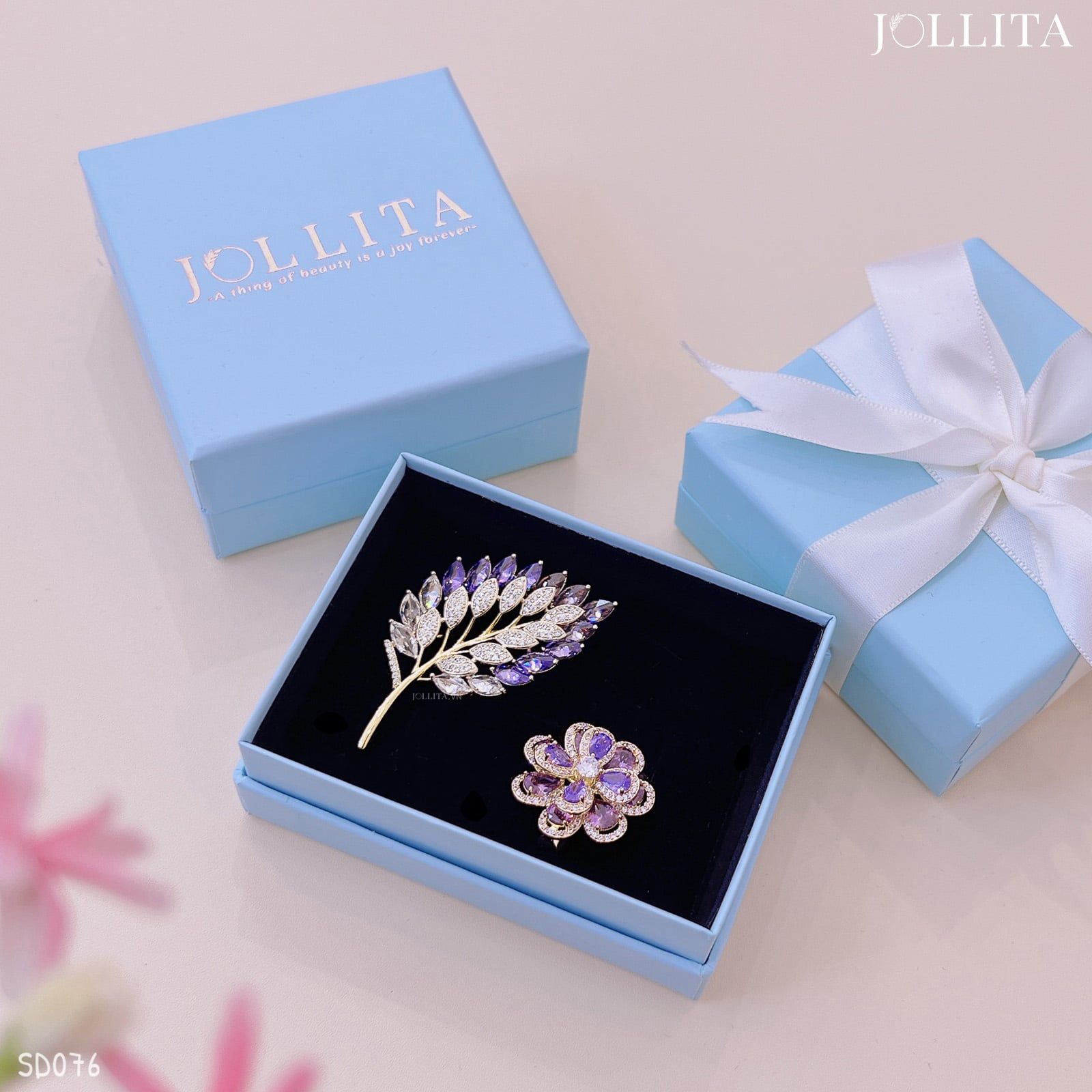  Set quà tặng 20/11 cài áo cao cấp sang trọng SD076 