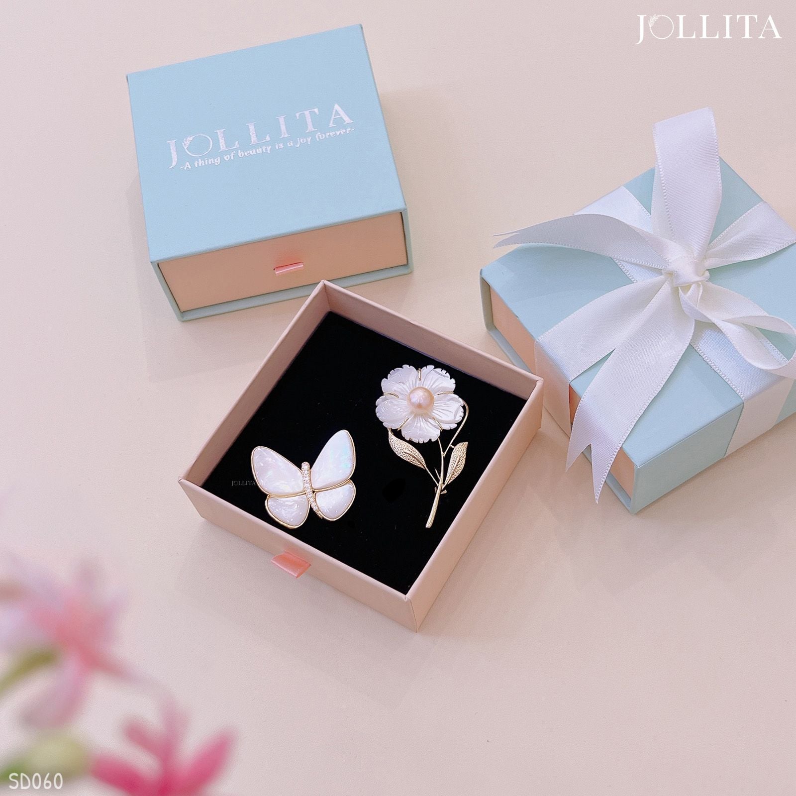  Set quà tặng 20/11 cài áo cao cấp sang trọng SD060 