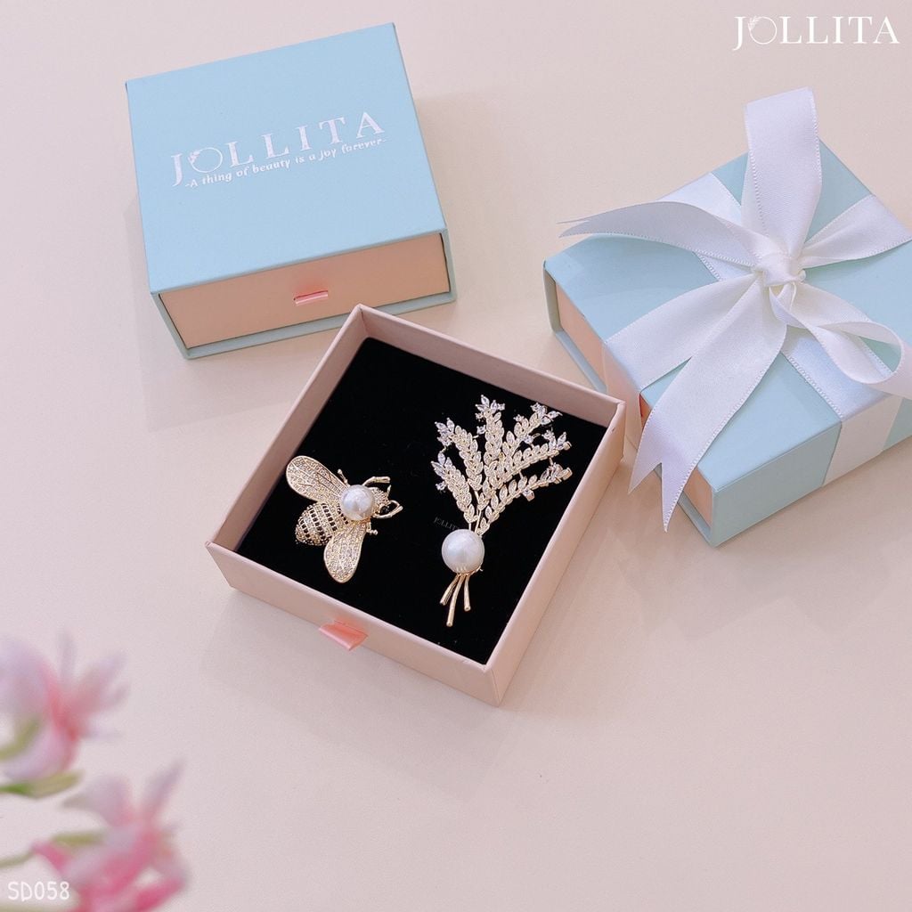  Set quà tặng 20/11 cài áo cao cấp sang trọng SD058 