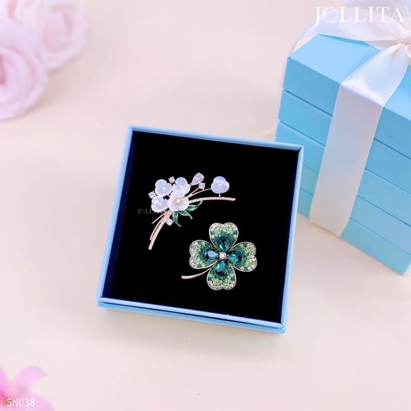  Set quà tặng 20/10 trâm cài cao cấp sang trọng SN038 