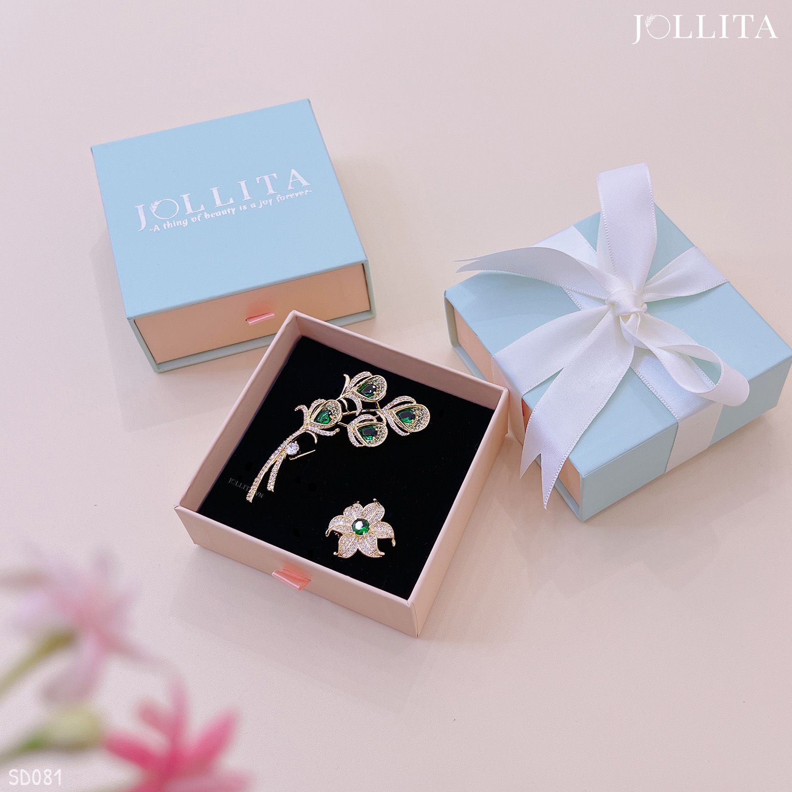  Set quà tặng 20/11 cài áo cao cấp sang trọng SD081 