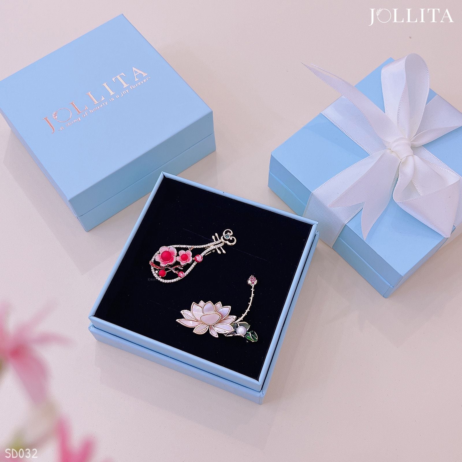  Set quà tặng 20/11 cài áo cao cấp sang trọng SD032 