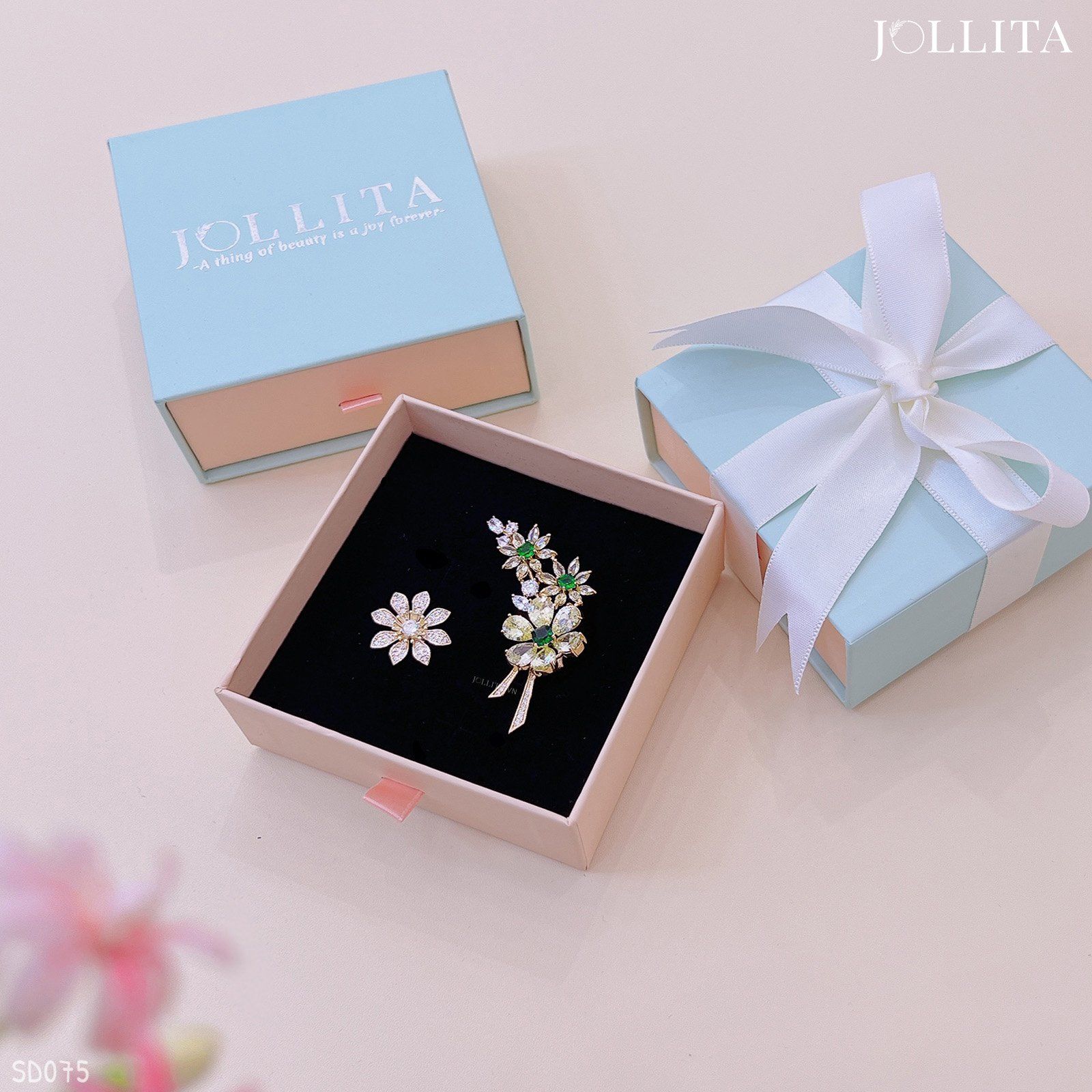  Set quà tặng 20/11 cài áo cao cấp sang trọng SD075 