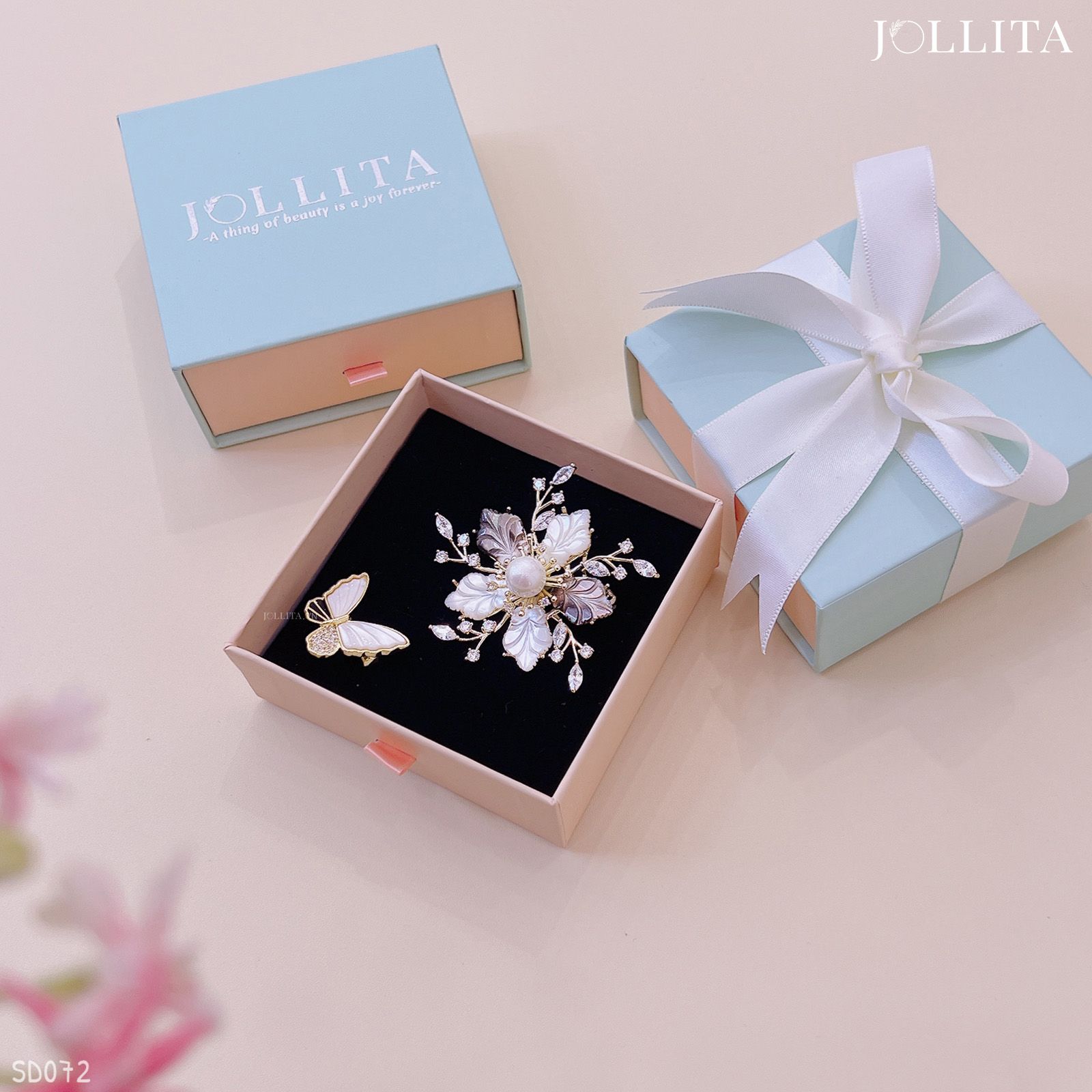  Set quà tặng 20/11 cài áo cao cấp sang trọng SD072 