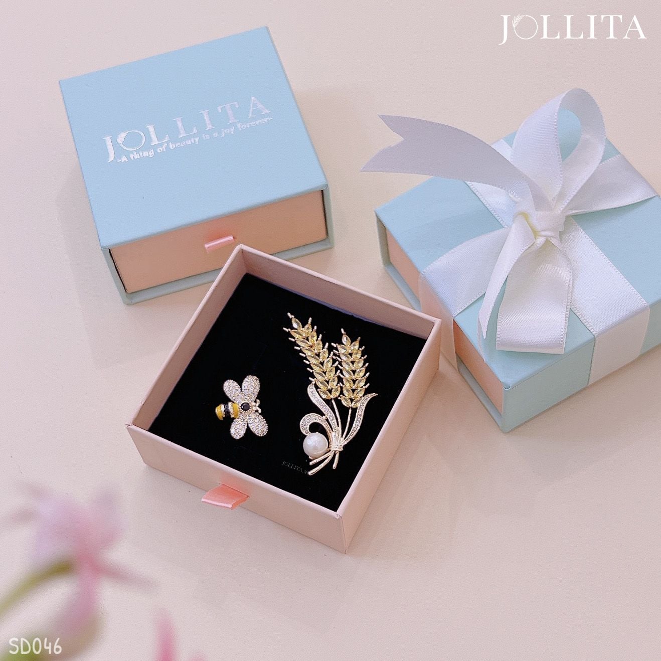  Set quà tặng 20/11 cài áo cao cấp sang trọng SD046 