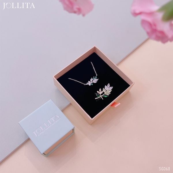  Set quà tặng 20/11 cài áo dây chuyền cao cấp sang trọng SG068 