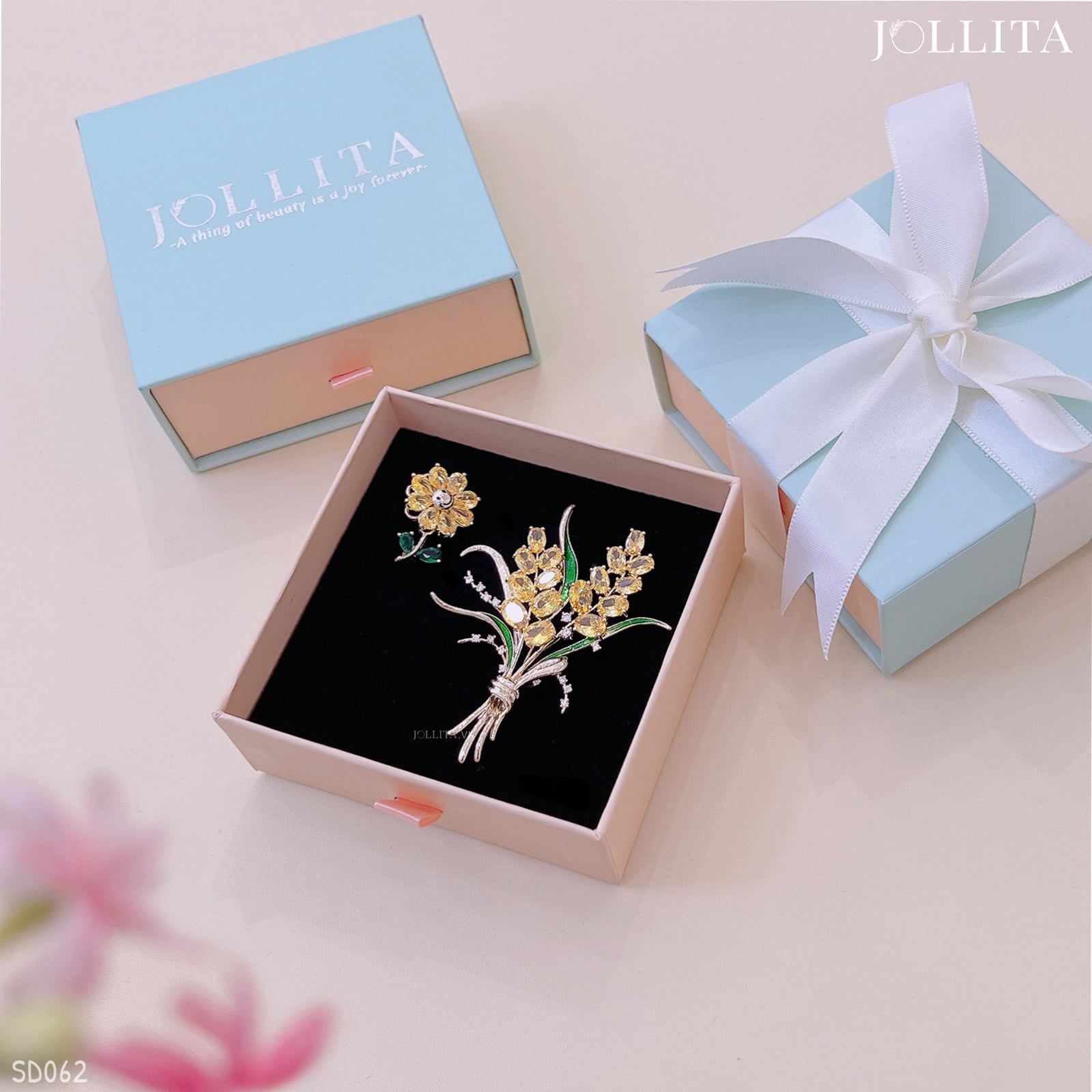  Set quà tặng 20/11 cài áo cao cấp sang trọng SD062 