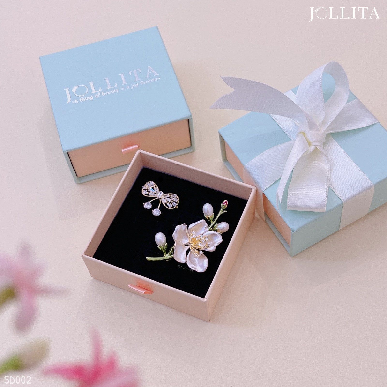  Set quà tặng 20/11 cài áo cao cấp sang trọng SD002 