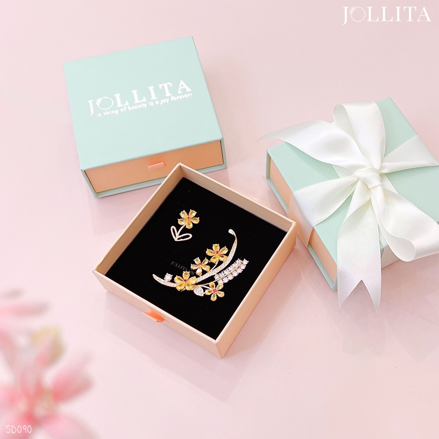  Set quà tặng 20/11 cài áo cao cấp sang trọng SD090 