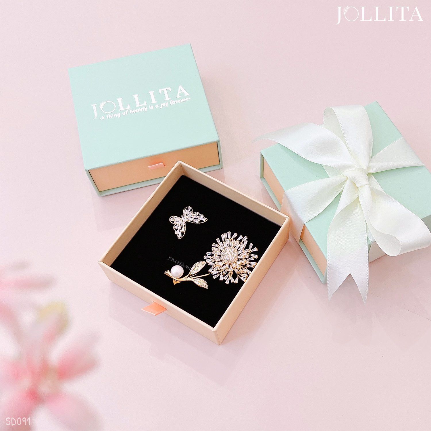  Set quà tặng 20/11 cài áo cao cấp sang trọng SD091 