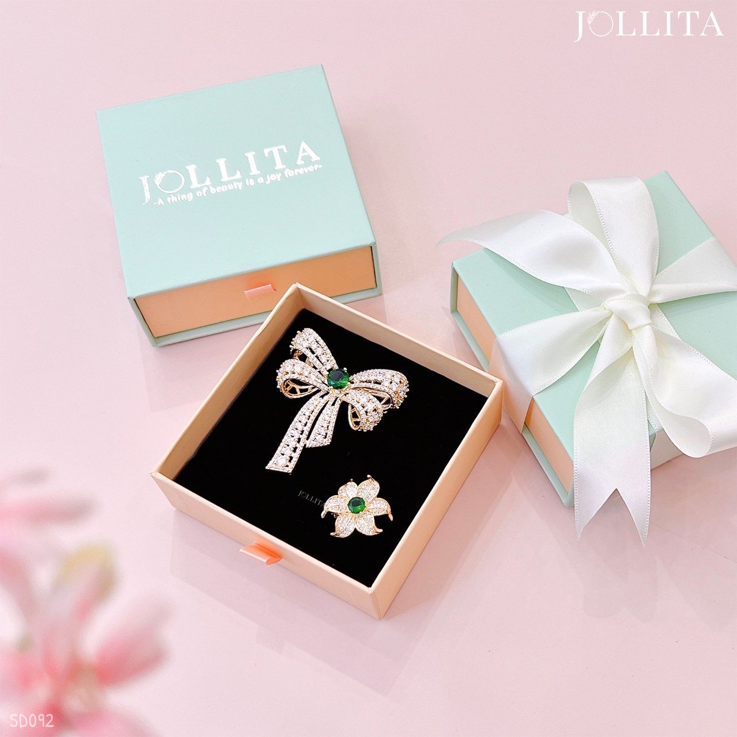  Set quà tặng 20/11 cài áo cao cấp sang trọng SD092 