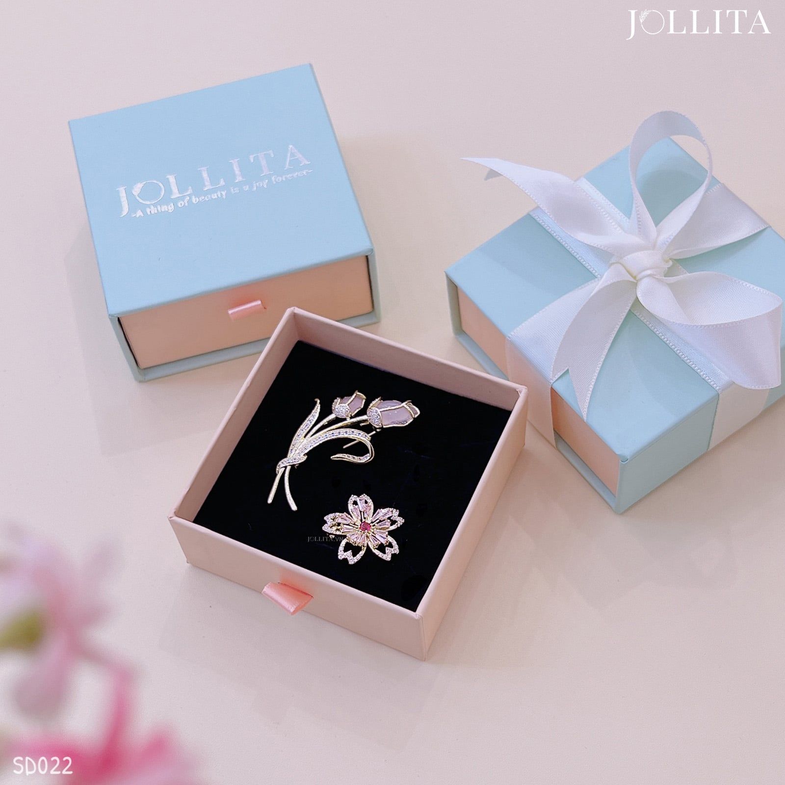  Set quà tặng 20/11 cài áo cao cấp sang trọng SD022 